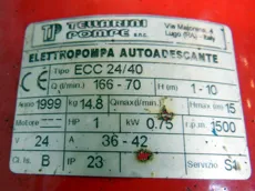 Tellarini Pump Ecc 24/40 - Ecc 24/40 166