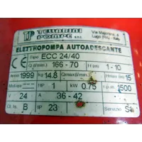 Tellarini Pump Ecc 24/40 - Ecc 24/40 166