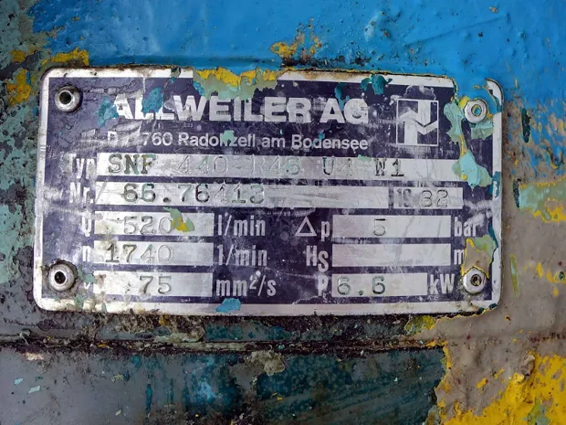 Image 3 of 3 - Allweiler - SNF 440 R46-U4-W1