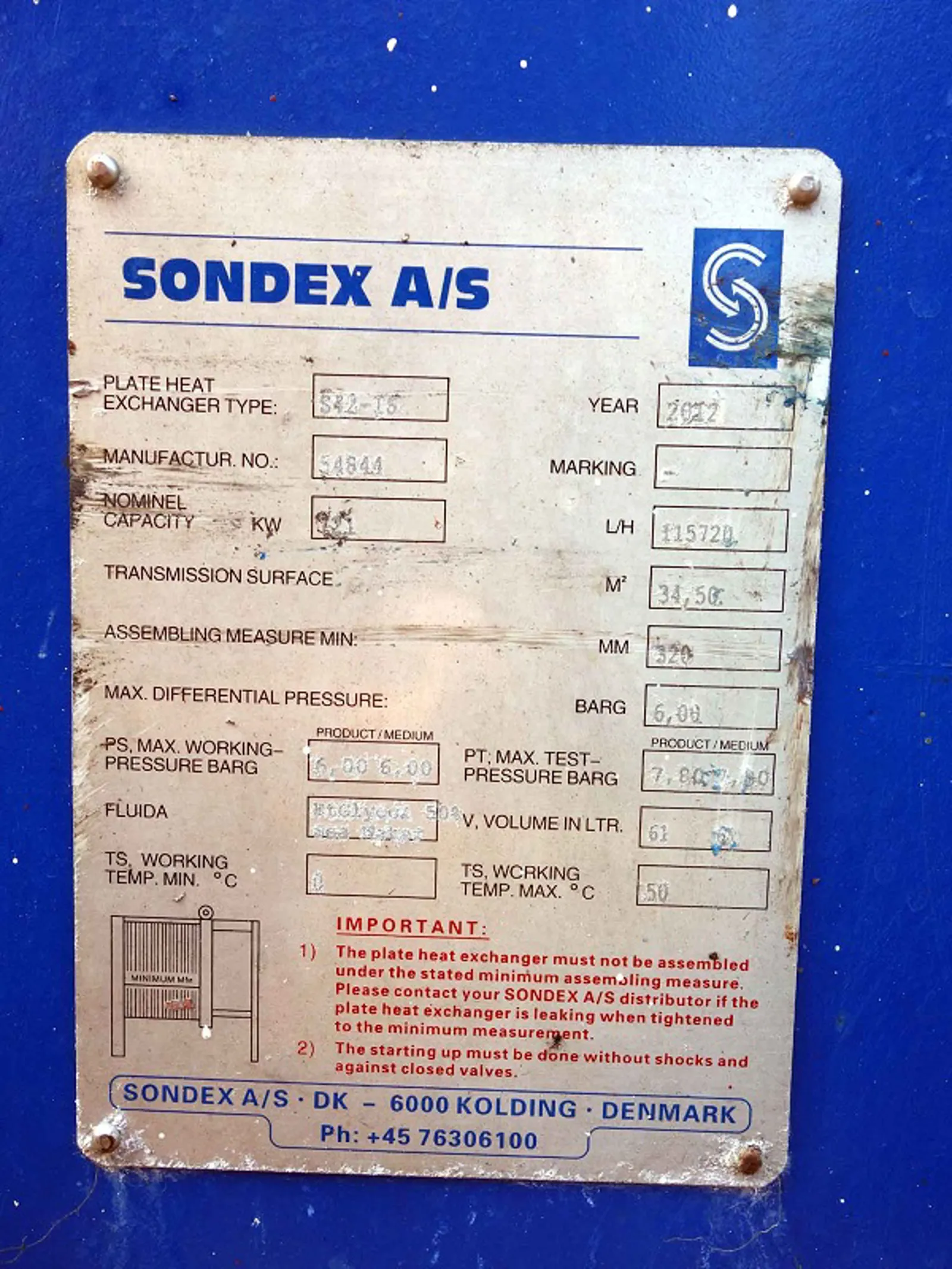 Sondex | S42-IS | Heat exchangers | HE135