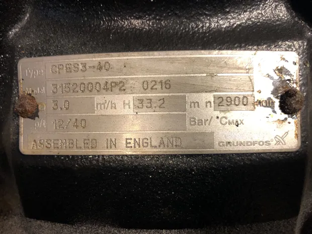 Image 3 of 3 - Grundfos - 31520004P2-CPES3-40