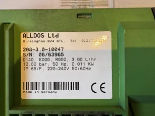 ALLDOS - 208-3,0-10047