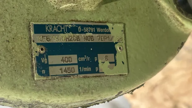 Image 9 of 9 - Kracht - KF6/400H20B N0B 7DP1/196