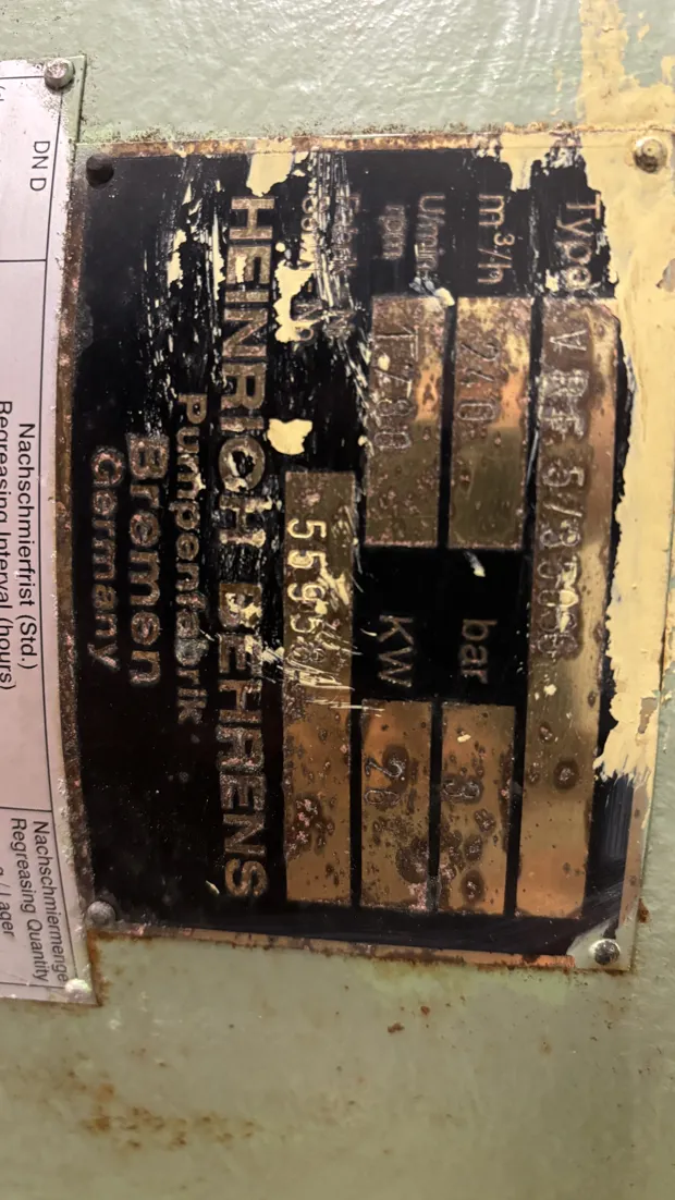 Image 8 of 11 - Heinrich Behrens - VRF 5/350SG