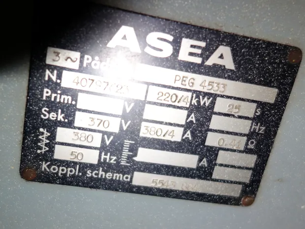 Image 2 of 2 - Asea - PEG 4533