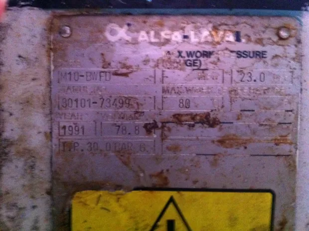 Image 3 of 3 - Alfa Laval - M10 BWFD