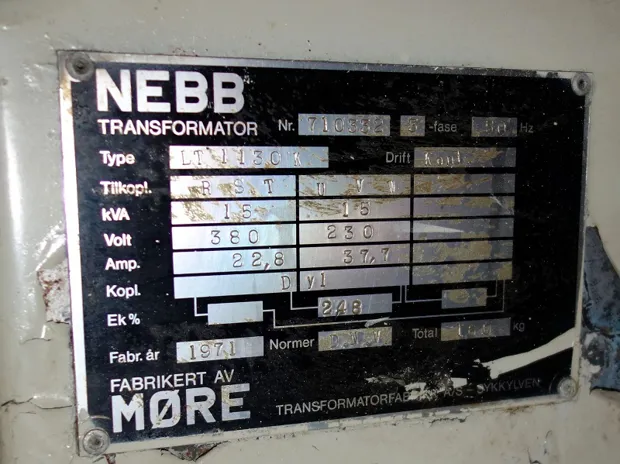 Image 2 of 2 - Nebb - LT 1130K