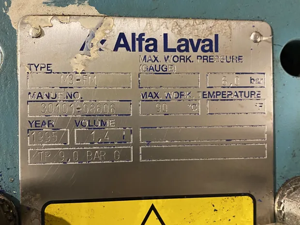 Image 2 of 3 - Alfa Laval - M3-FM