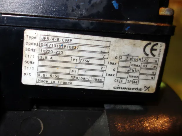 Image 3 of 3 - Grundfos - JP5-A-B-CVBP