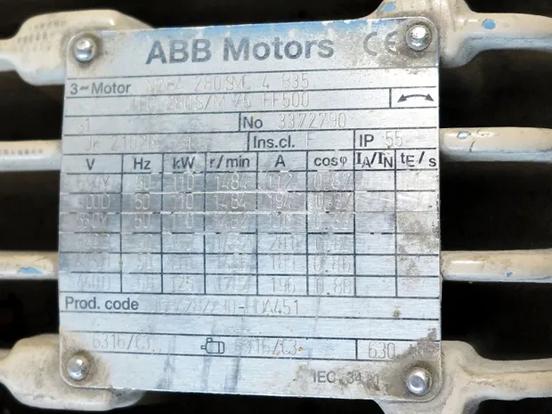 Image 5 of 5 - ABB - M2BA 280 SMC 4 1335