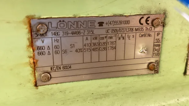 Image 8 of 8 - Lönne - 14BG 319-4AA96-Z 315L