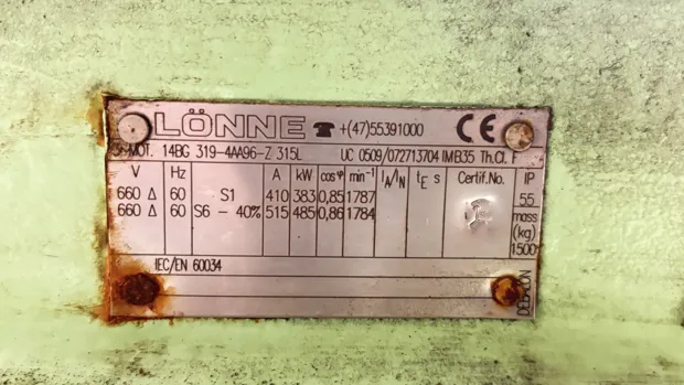 Image 8 of 8 - Lönne - 14BG 319-4AA96-Z 315L