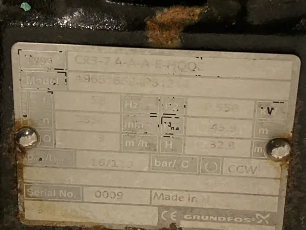 Image 5 of 5 - Grundfos - CR3-7 A-A-E HQQE