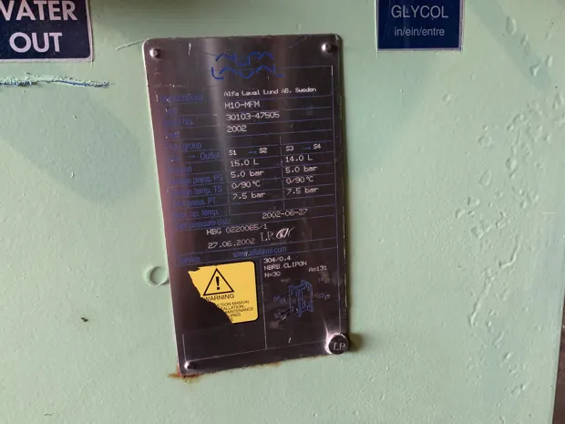 Image 5 of 5 - Alfa Laval - M10-MFM