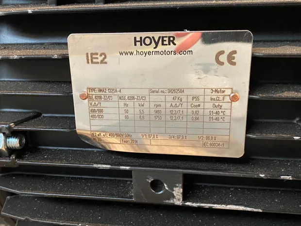 Image 3 of 3 - Hoyer Motors - HMA2 132SA-4