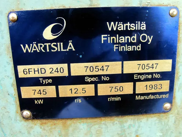 Image 4 of 4 - Wärtsilä - 6FHD240