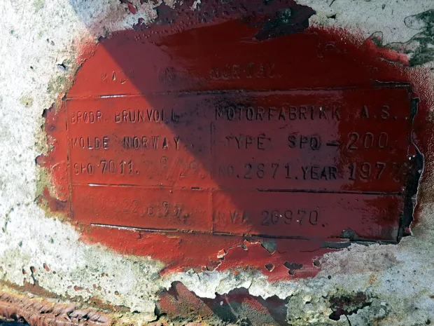 Image 4 of 4 - Brunvoll - SPO 200. SPO 7011 8/29. Serial no. 2871, NVA 26970 DNV