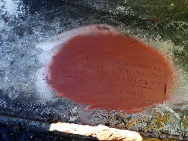 Image 3 of 4 - Brunvoll - SPO 200. SPO 7011 8/29. Serial no. 2871, NVA 26970 DNV