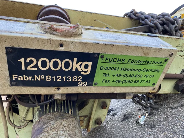 Image 5 of 6 - No Plate - Talje spil/ chain block