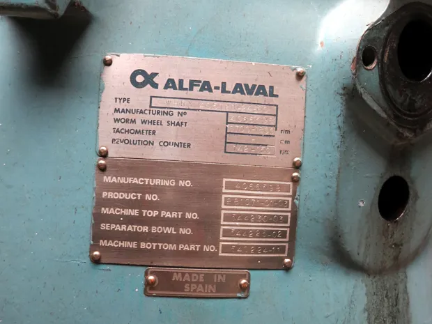 Image 4 of 4 - Alfa Laval - WHPX 405 TGD-24-60