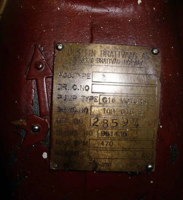 Image 2 of 2 - Brattvaag - G16 MOTURS