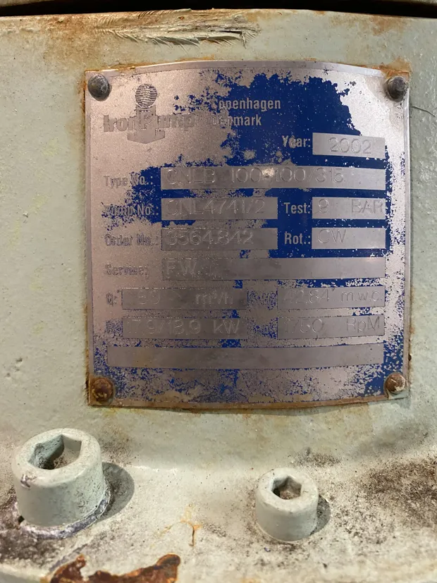 Image 5 of 6 - Iron Pump - CNLB 100-100/315