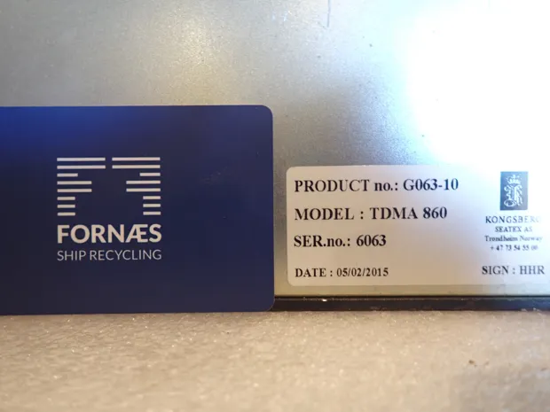 Image 2 of 3 - Kongsberg Seatex - TDMA 860