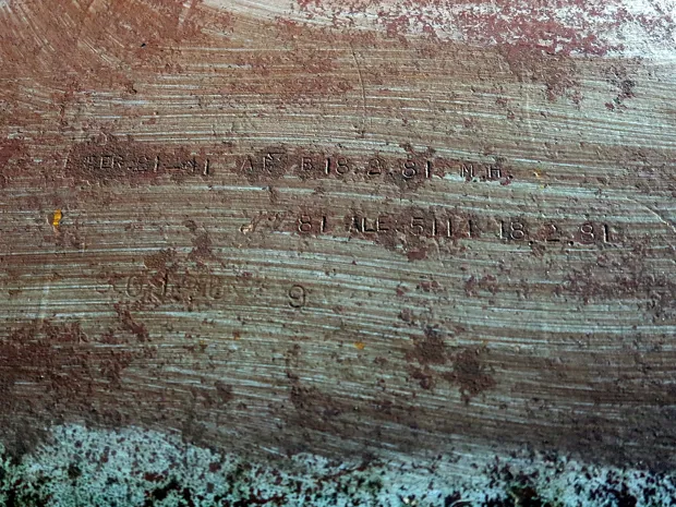 Image 2 of 3 - 19 1/2 658 NV no. 81 ALE 5114 18.02.81