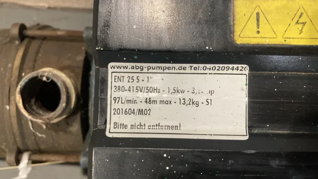 Image 3 of 3 - ABG-pumpen - ENT 25 S-1"