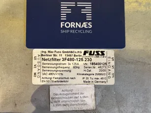 FUSS - Netzfilter 3F480-125,230