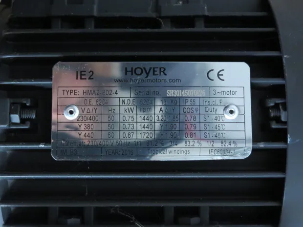 Image 3 of 3 - Hoyer Motors - HMA2-802-4