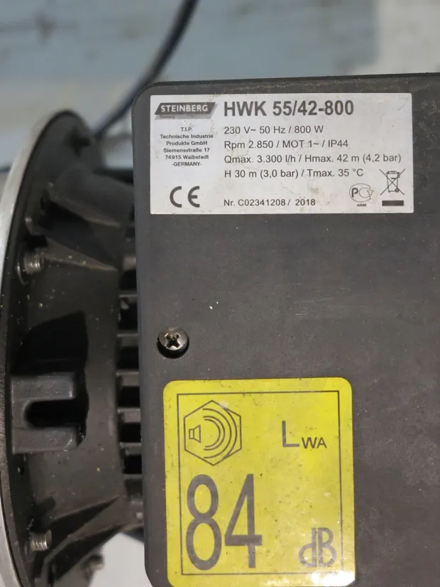 Image 4 of 4 - Steinberg - HWK 55/42-800