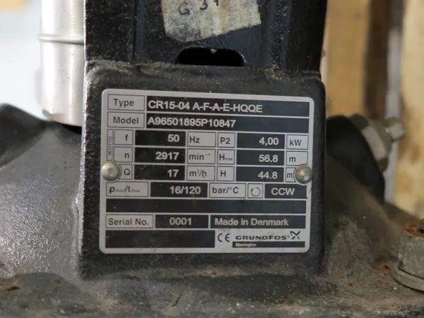 Image 3 of 3 - Grundfos - CR15-04-A-F-A-E-HQQE