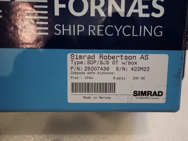 Image 2 of 2 - Kongsberg - SDP / SJS  OT  W/box