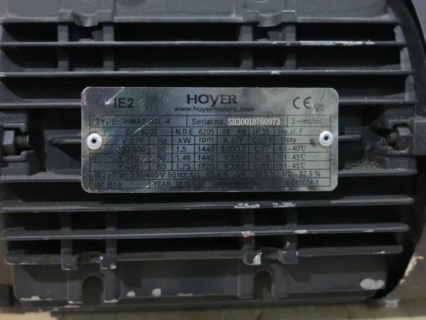 Image 3 of 3 - Hoyer Motors - HMA2-90L-4