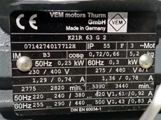 VEM - K21R 63 G2