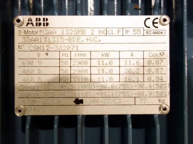 Image 3 of 3 - ABB - M3AA 132 SMB 2 HO