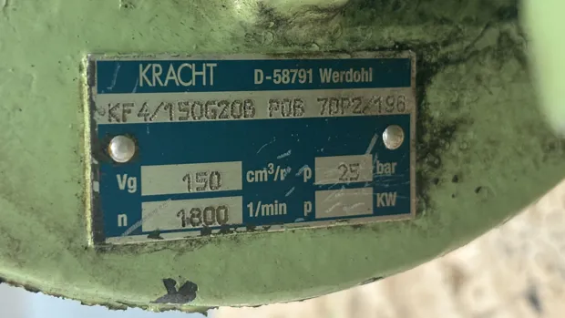 Image 9 of 9 - Kracht - KF4/150G20B P0B 7DP2/196