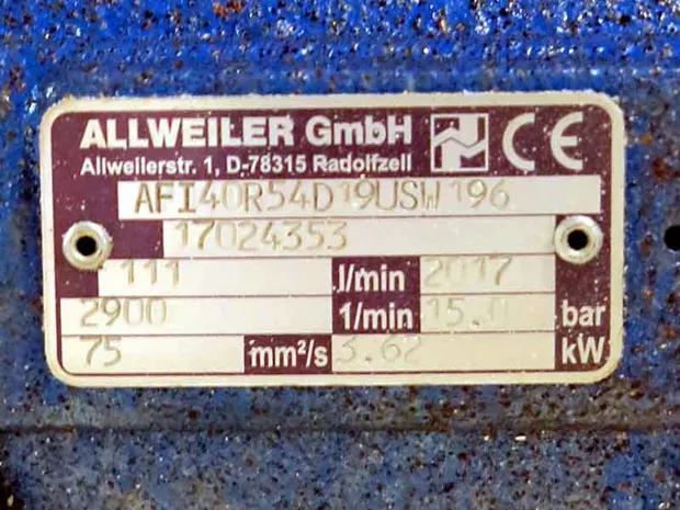 Image 3 of 3 - Allweiler - AFI40R54D19USW196