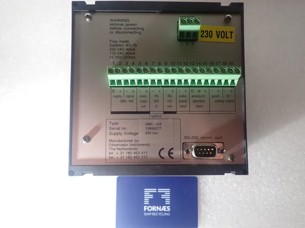 Image 2 of 2 - Observator - OBSERMET, OMC 139 Winddisplay  230V