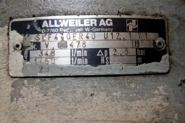 Image 2 of 2 - Allweiler - SLF 440 ER40