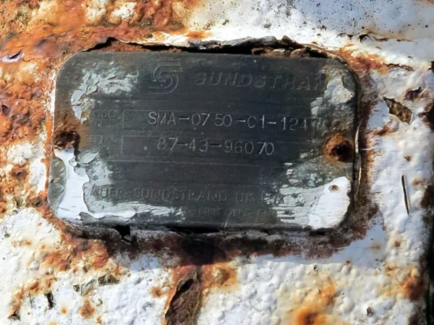 Image 3 of 4 - Brunvoll - UF27F Serial nr. 011434. Plant No 3940