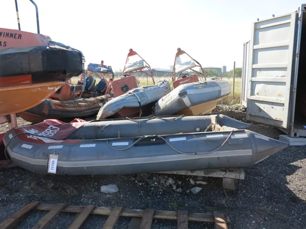 Image 1 of 5 - Inflatable boat