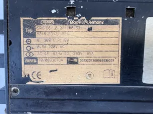 Jumo Dicon -  SM Pressure Controller SRM-96/10-021,00-61 Range 0 5.99 Bar