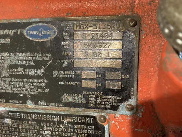 Image 6 of 6 - Twin Disc - MGX-5135RV