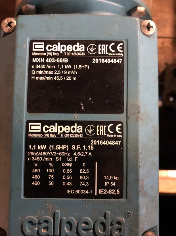 Image 3 of 3 - Calpeda - MXH 403-60/B