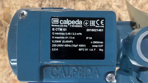 Image 8 of 9 - Calpeda - BCTM61