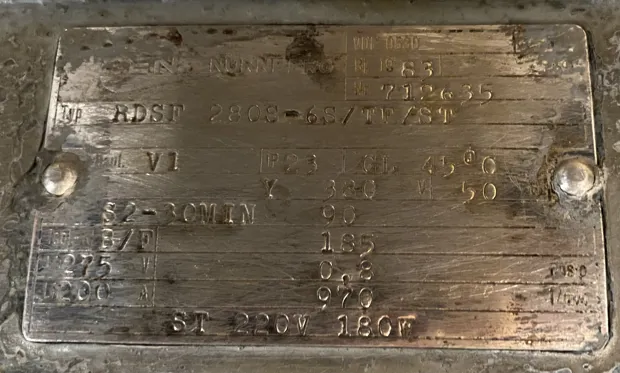 Image 5 of 5 - BEN Nurnberg - RDSF 280S-6S/TF/ST