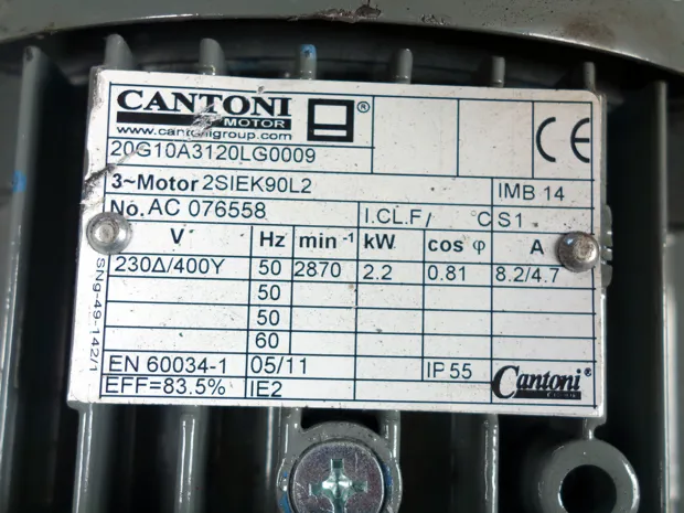Image 2 of 2 - Cantoni - 2SIEK 90L2