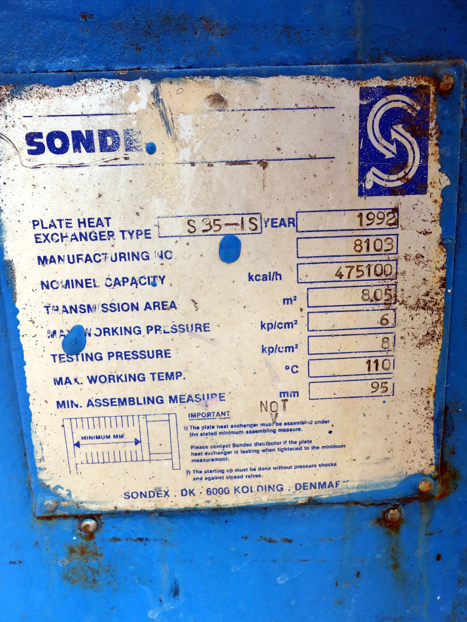 Sondex | S35-IS | Heat exchangers | HE142